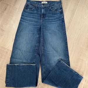 Madewell Dark Blue Flare Jeans